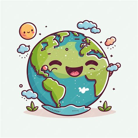 earth cute cartoon|picture of the earth animated.